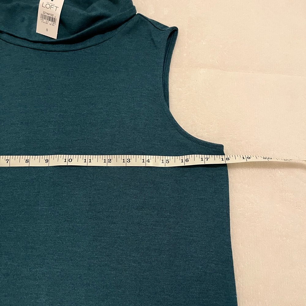 NWT Womens Ann Taylor Loft Blue Tank Top - Picture 4 of 6